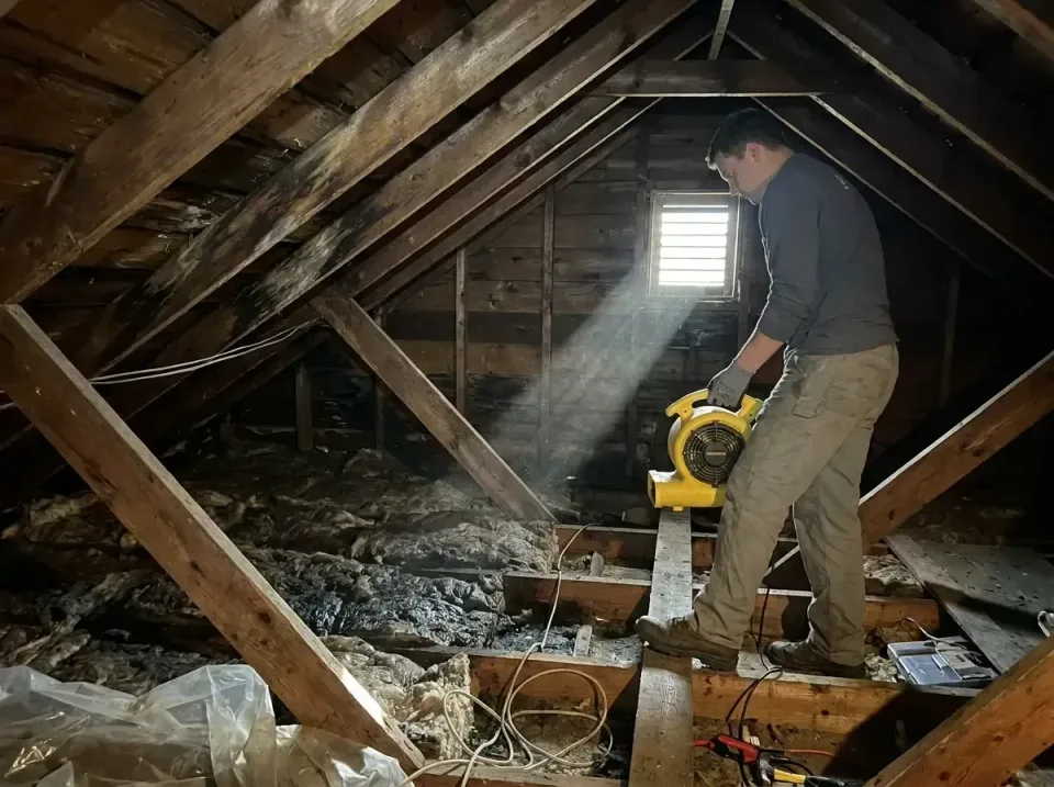 attic-water-damage-drying-proc-007 — frequently asked questions, Emergency Water Extraction & 24/7 Flood Response in Hazardv…
